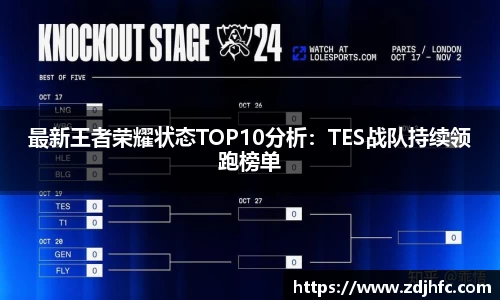 最新王者荣耀状态TOP10分析：TES战队持续领跑榜单